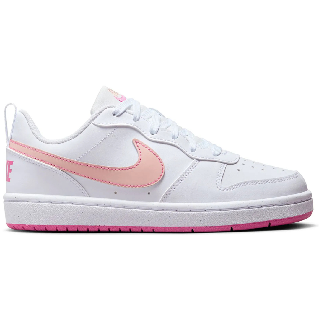 NIKE Bele Ženske Patike COURT BOROUGH LOW RECRAFT 'White Pinksicle'